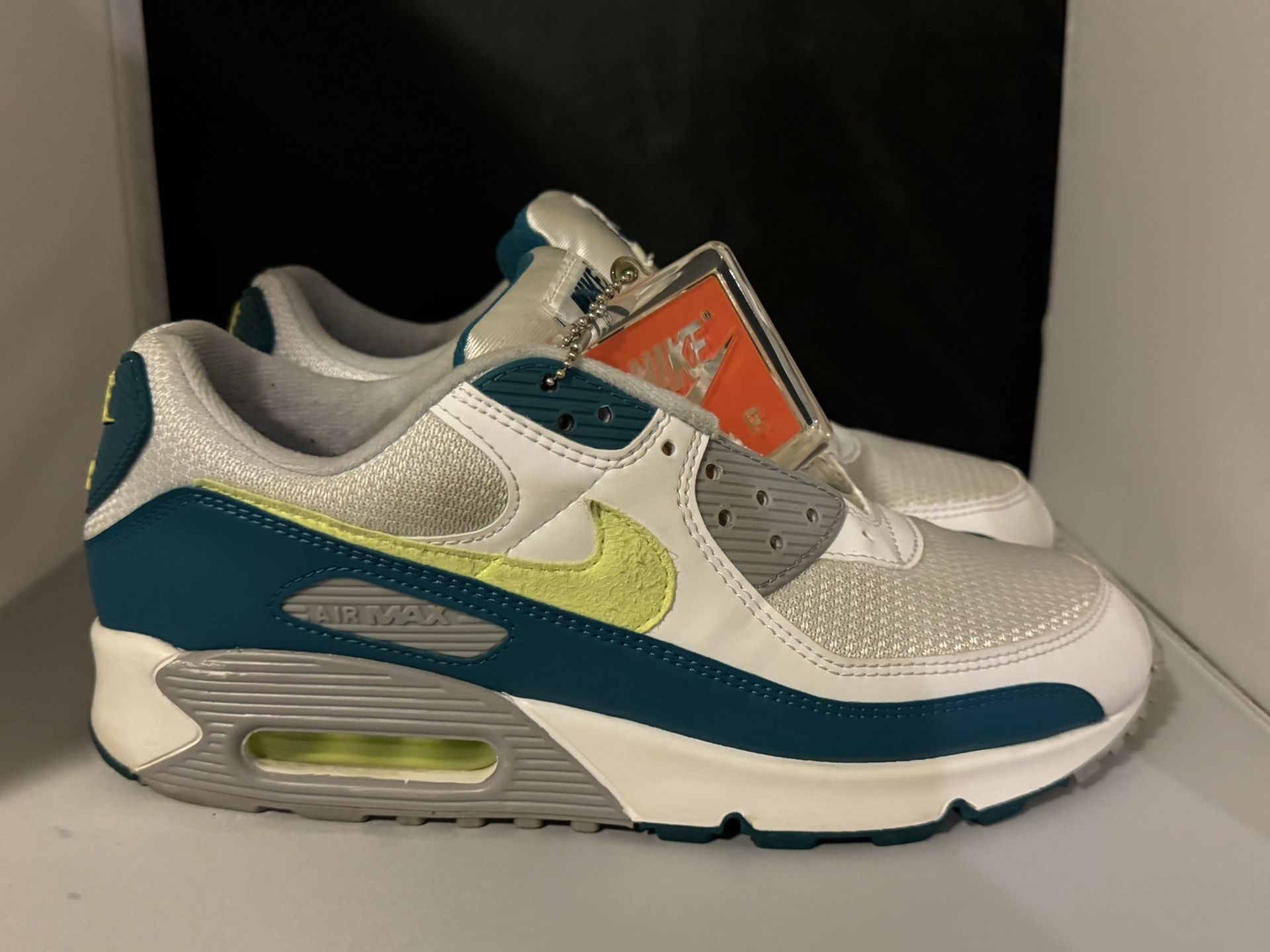 Shoe Spruce Lime Nike Air Max III 90 Spruce Hot Lime White Grey