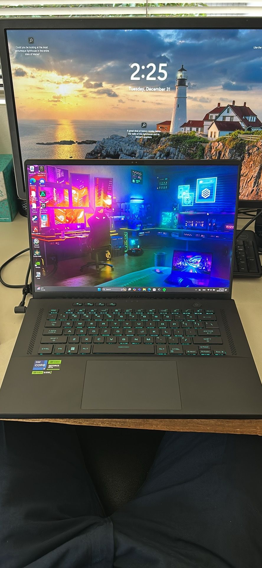 ASUS - ROG Zephyrus M16 16" 240Hz Gaming Laptop QHD - Intel 13th Gen Core i9 with 16GB Memory-NVIDIA GeForce RTX 4070-1TB SSD - Off Black