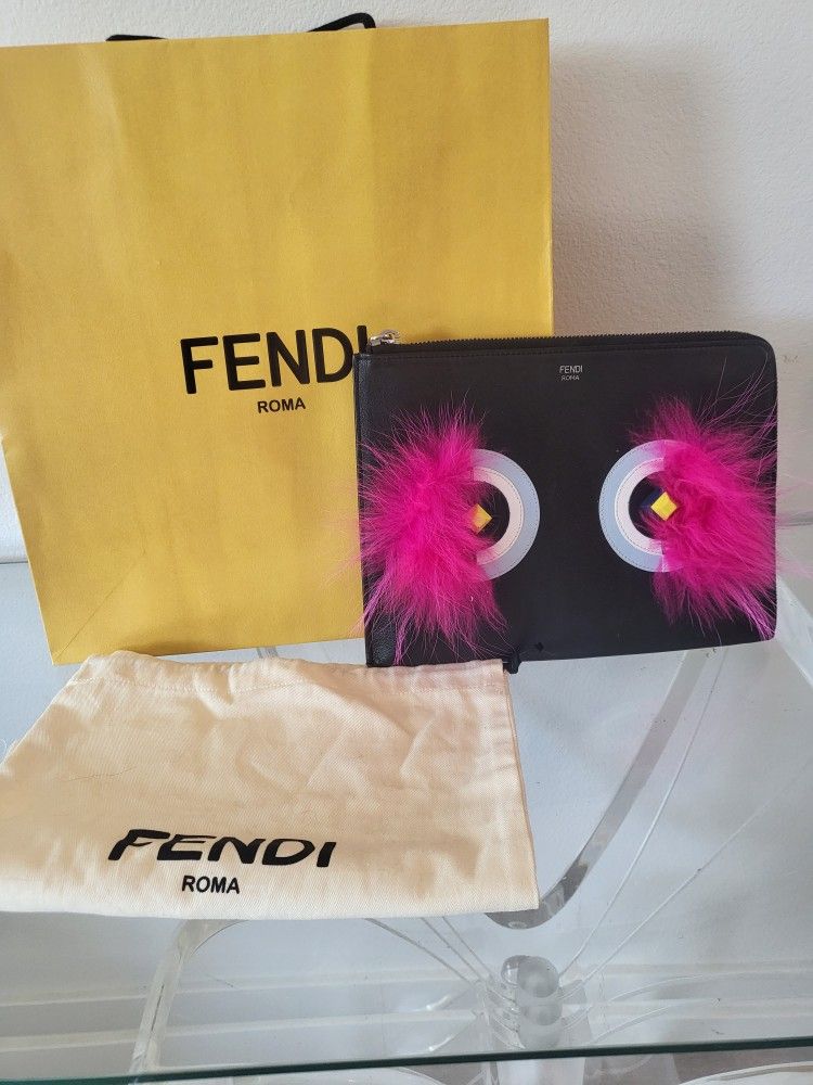 Fendi Clutch Wristlet Bag