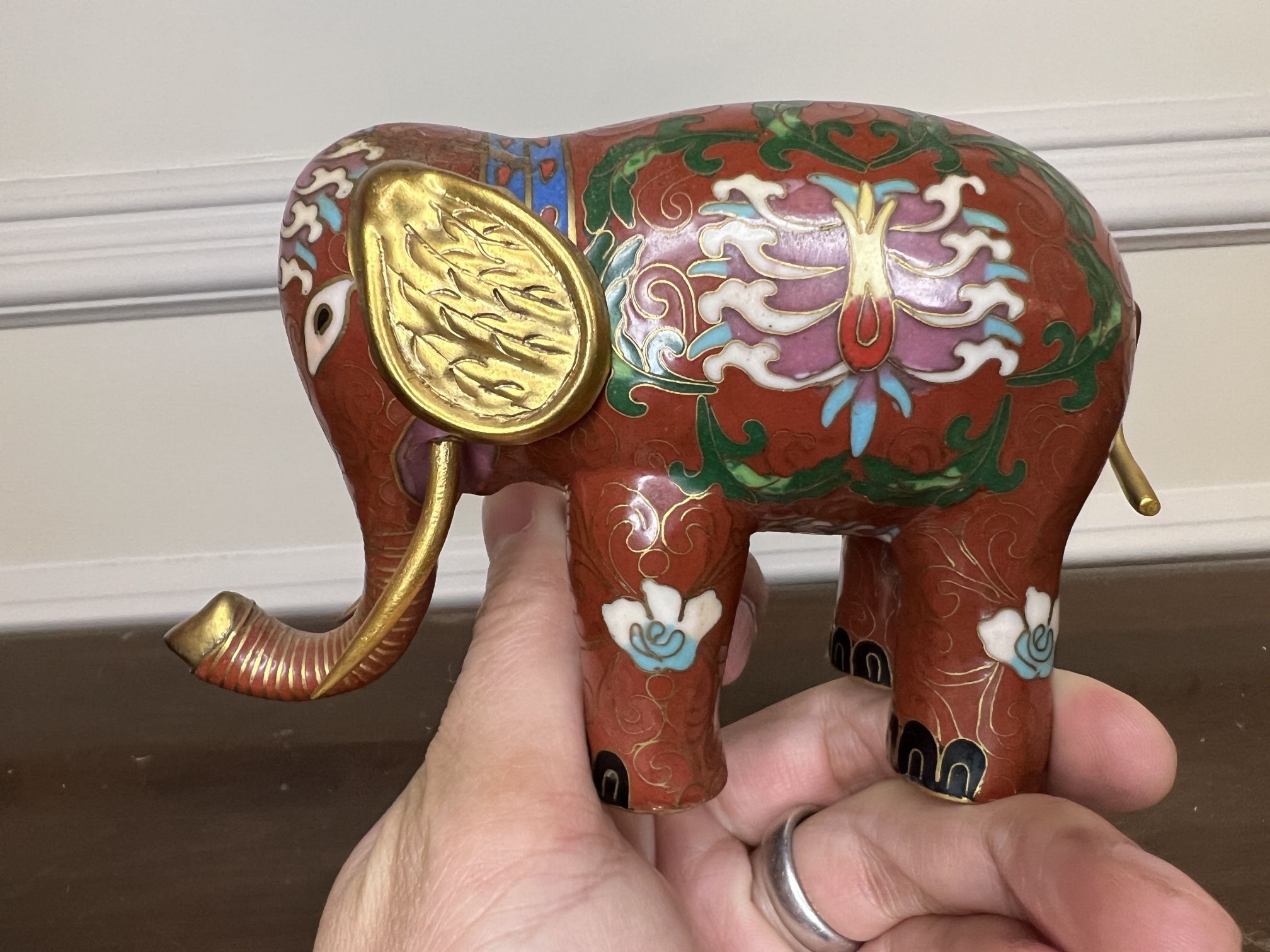 Cloisonne elephant