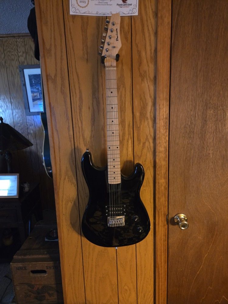 Davison S Type Electric Guitar - Black