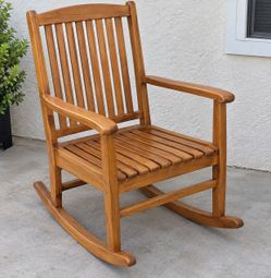 Teak rocker for outdoors