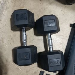 60 lb dumbbells
