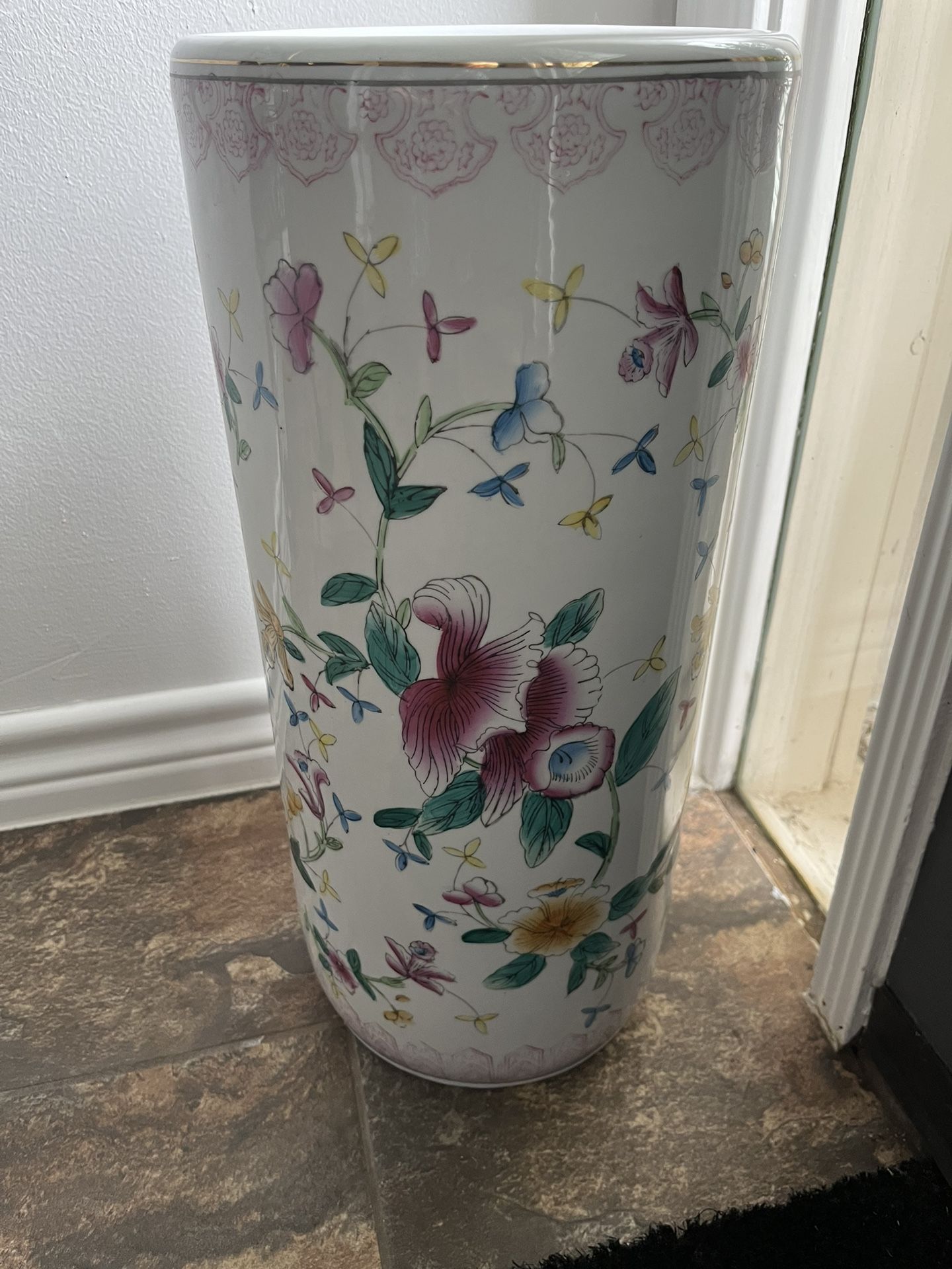 Vintage Chinese Umbrella/cane Holder