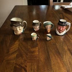 Royal Doulton Mugs And Shot Glasses 
