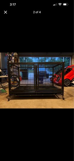 double side drop cage for puppies/dogs
