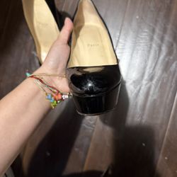 Christian Louboutin Black Platform Pumps