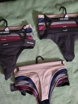 Steve Madden Seamless Thong Underwear Multi-Packs