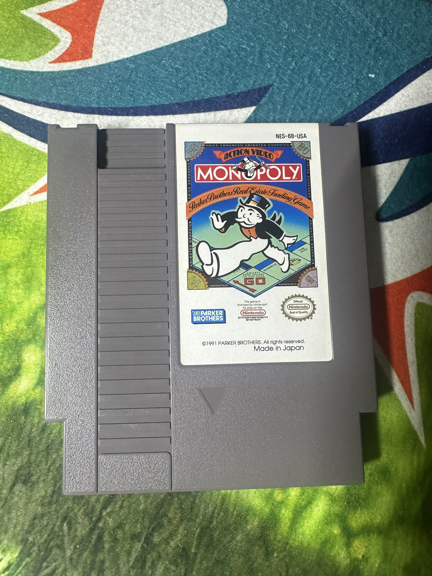 Monopoly FOR NES CLEANED &TESTED