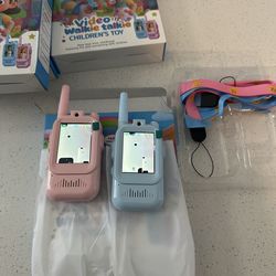 Kid walkie talkies video calls