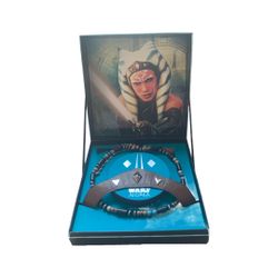 Star Wars Ashoka Faux Leather Crown and bead chain