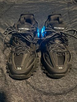 Balenciaga Women’s Track LED Sneakers in Black Size US 9 EU 39