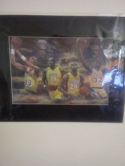 LAKERS LEGENDS CARDBOARD TYPE POSTER(Make Offer)