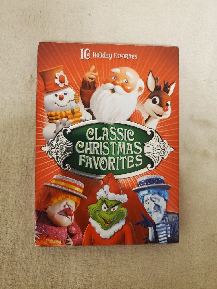 Classic Christmas Favorites on dvd. 10 Favorites. Like New!