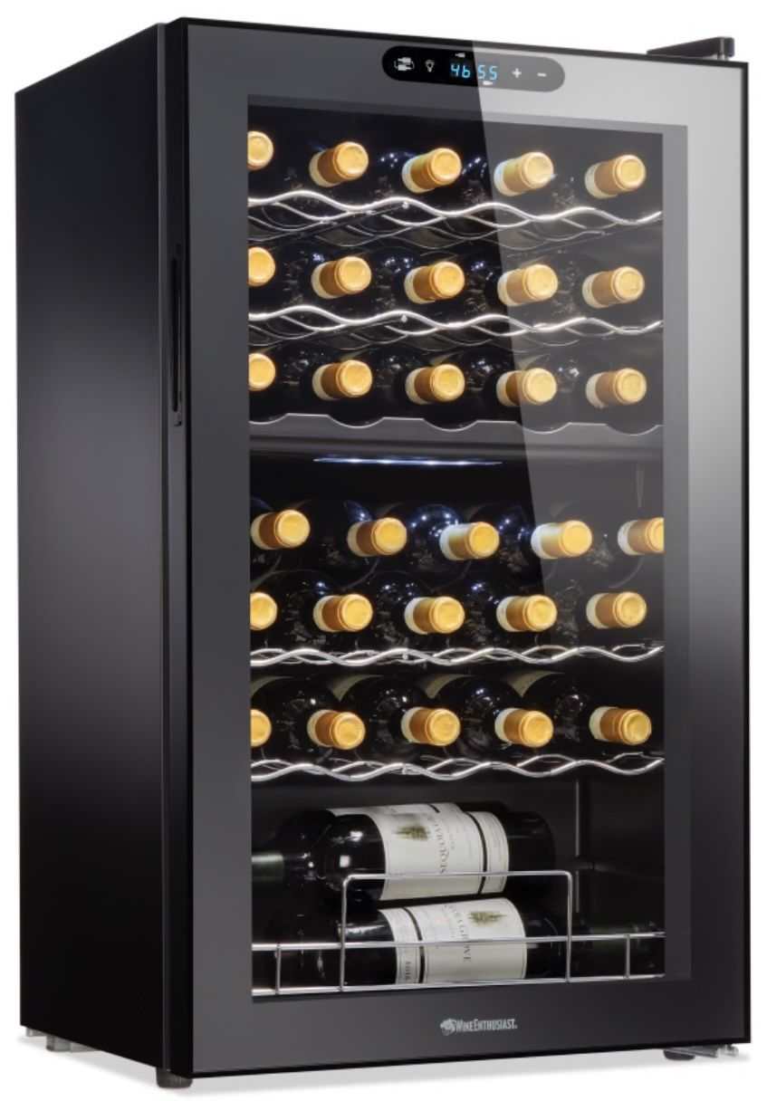 Wine Enthusiast 32-Bottle Dual Zone MAX Compressor Wine Cooler