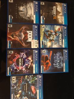 PlayStation 4 VR game bundle (7 games)
