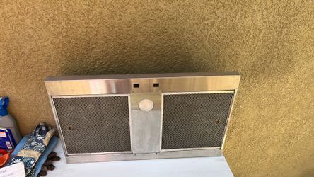 Stainless steel 30” hood vent