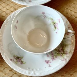 Limoges Tea Cups and saucers