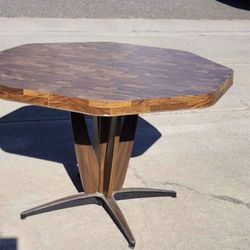 Mid Century Octagon Dining Table 