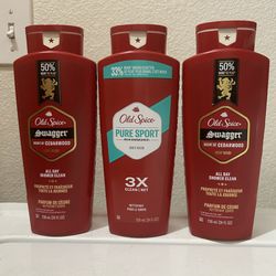 3 Body Wash Old Spice (everything &15)