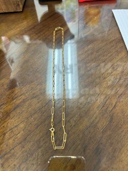 18k ladies chain 18 inches pick up only!!