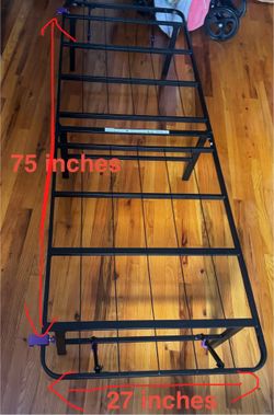 Brand New Metal Bed Frame – 75” x 27”