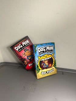 Dog Man Book Lot of 2 A Tale of Two Kitties Lord of the Fleas Dav Pilkey