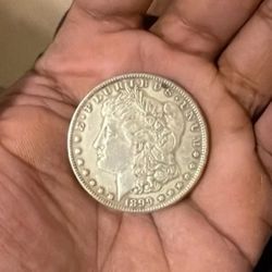 1899-P $1 MORGAN SILVER DOLLAR AU ALMOST UNCIRCULATED UNC COIN