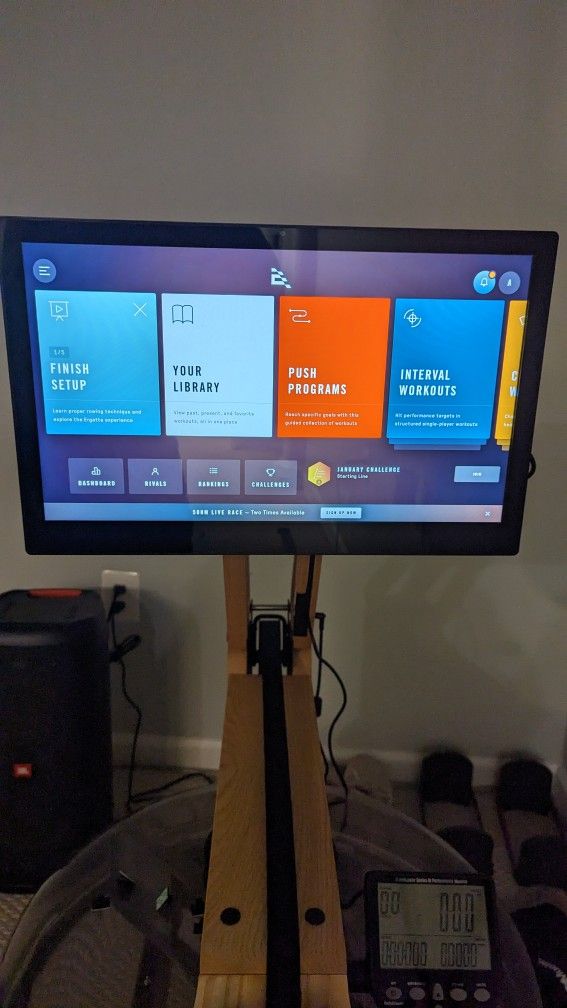 WaterRower with Ergatta Upgrade