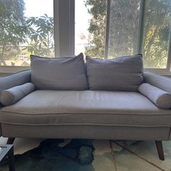 Grey Loveseat couch