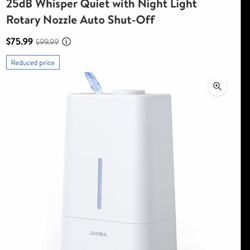 Lensoul Top Fill Humidifiers for Bedroom 4.5L Whisper Quiet 25dB Essential Oil Diffuser with Night