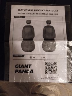 Seat Covers Toyota 