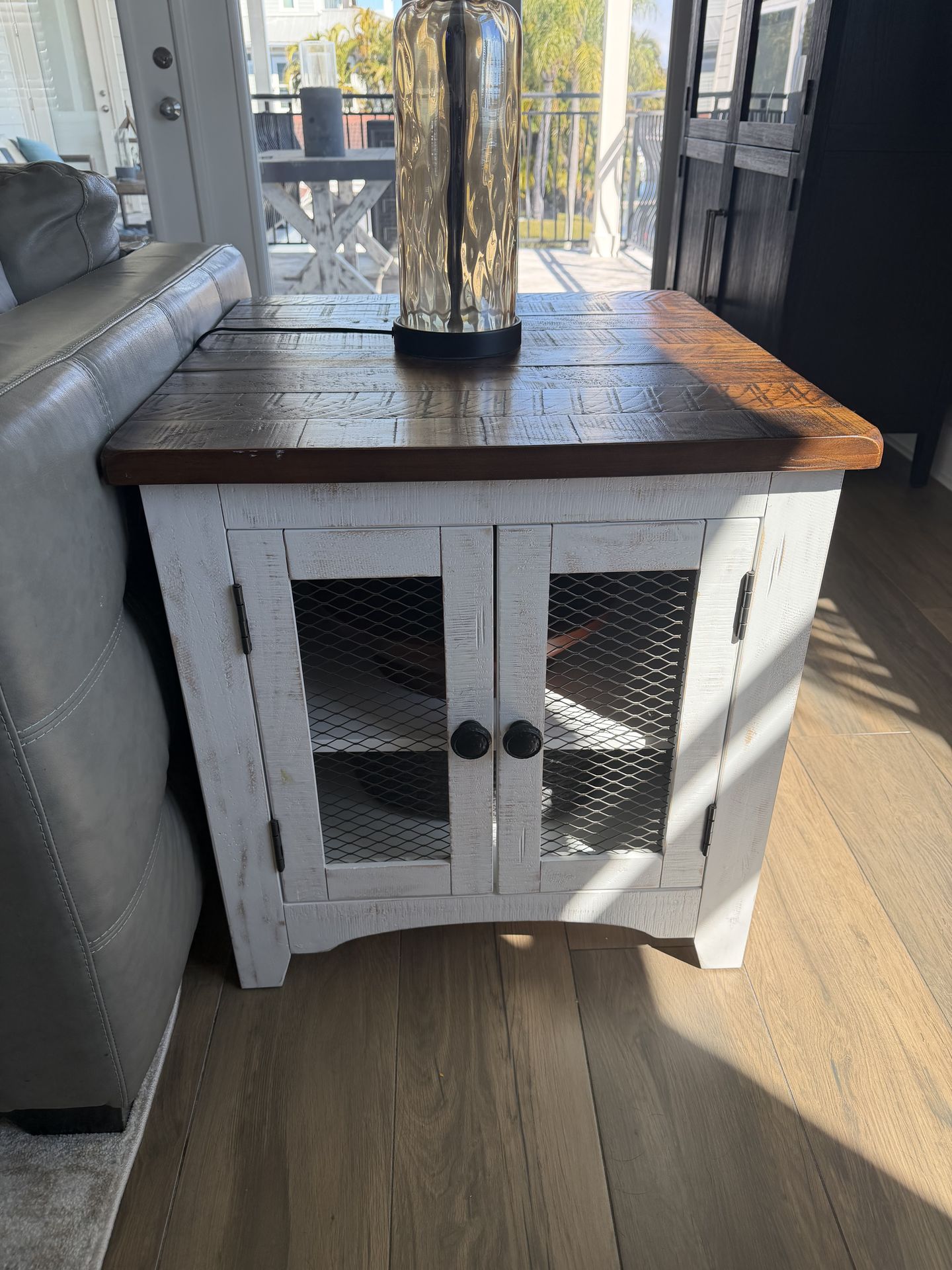 Two Farmhouse End Tables