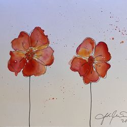 Greeting Cards Original Watercolor 