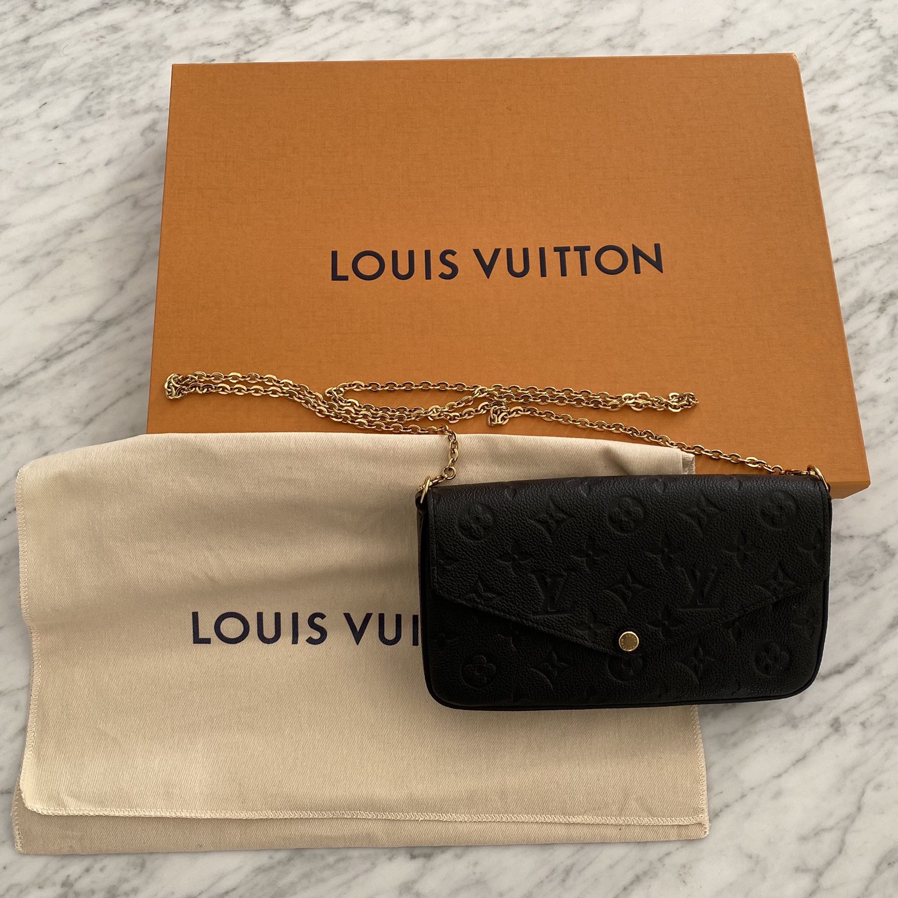 Louis Vuitton Felicie Pochette Monogram Empreinte Leather Black for Sale in  Sleepy Hollow, NY - OfferUp