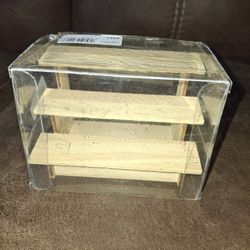 Dollhouse Diaroma Wood Display Market Retail Stand 