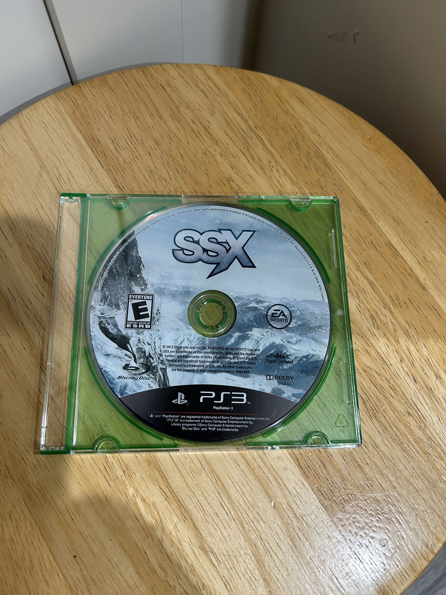 PS3 SSX Disc Only