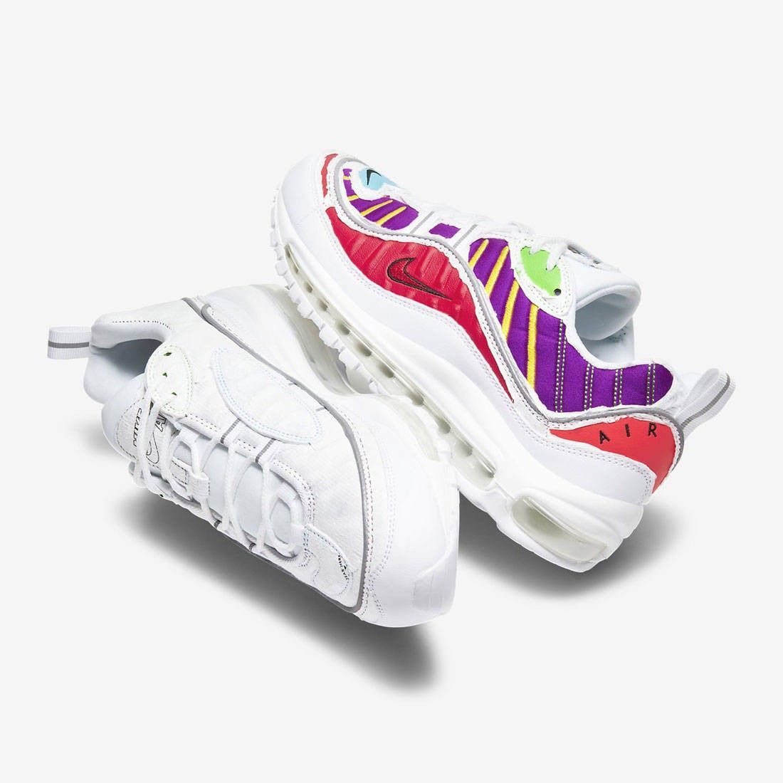 Nike Air Max 98 LX White Multicolor Size W 11 Men
