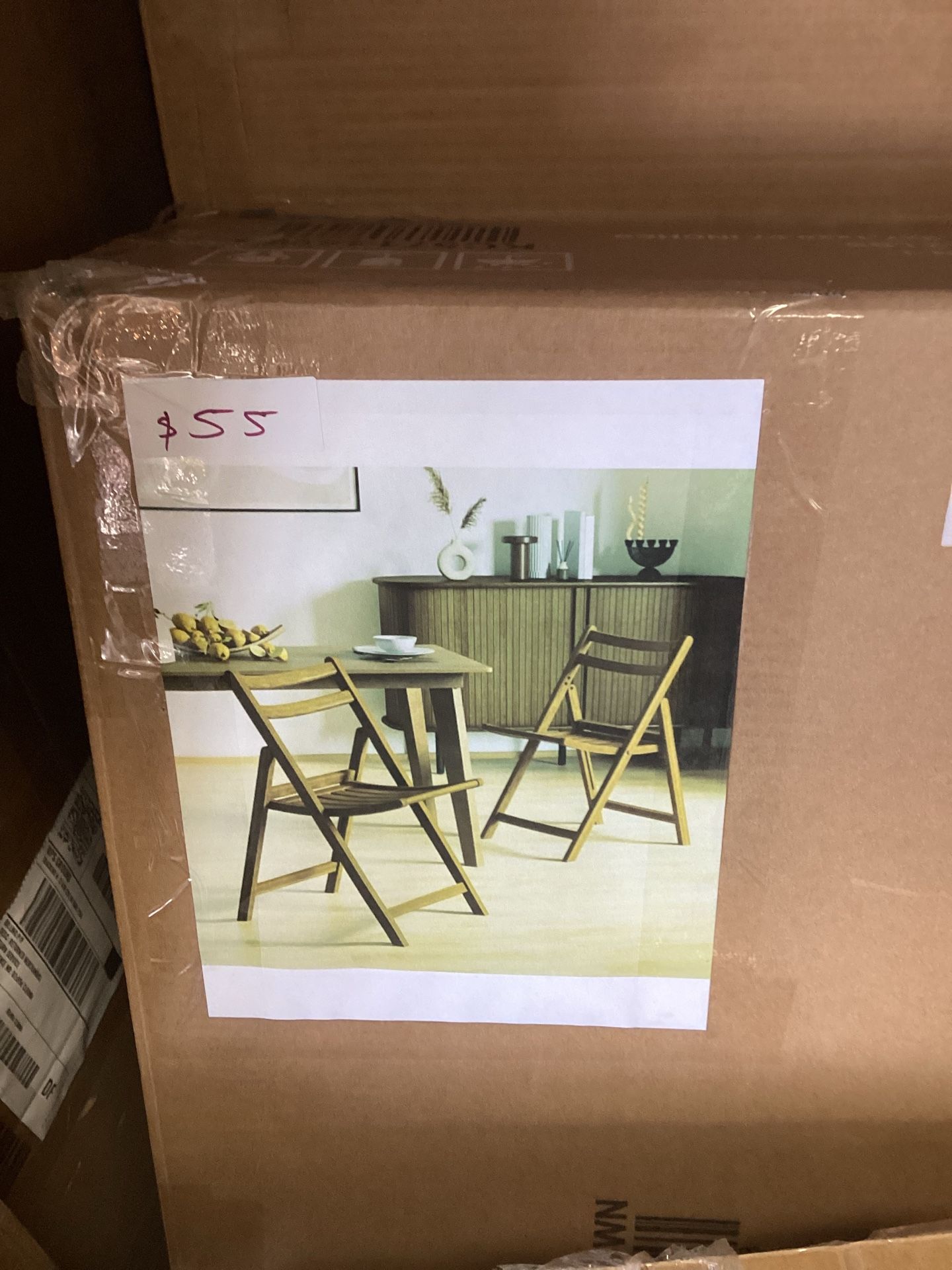 Wooden chairs