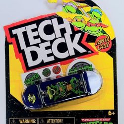 LEONARDO × OOZE | TMNT SANTA CRUZ SERIES | 2024 TECH DECK | NEW IN BOX | FACTORY SEALED