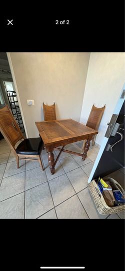 Antique Wood Dining Table
