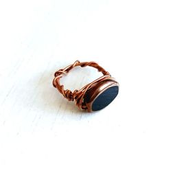 Handmade Copper Ring (Sz7)