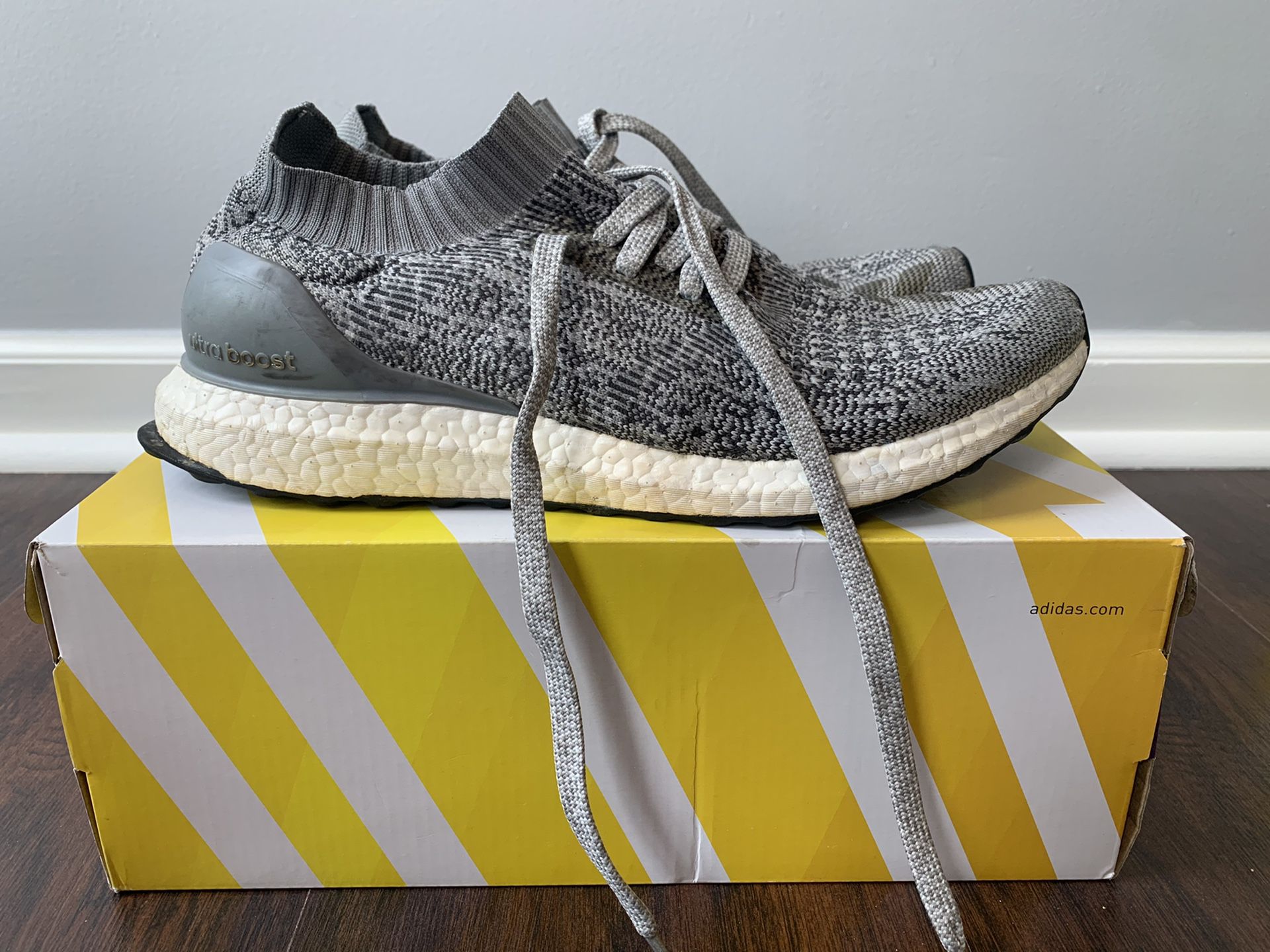 2017 Adidas Ultra Boost Uncaged Grey Two Sneakers w/ Original Box Men’s Size 10.5
