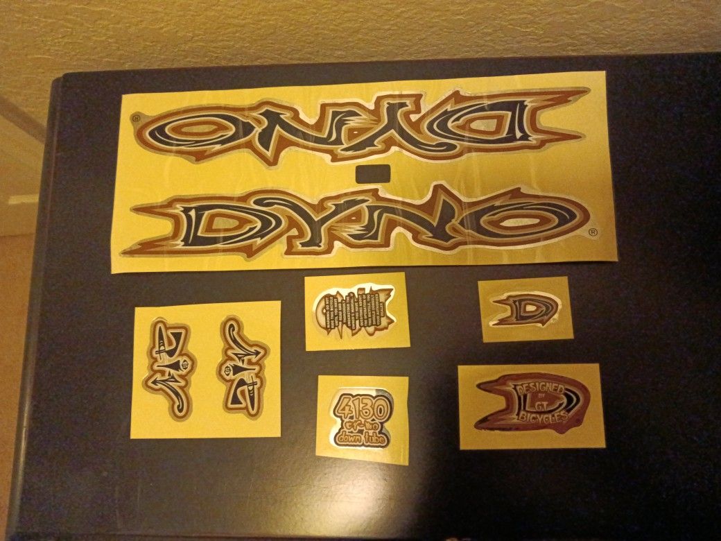 Dyno Old School Air Tribal BMX Stickers Complete