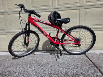 24" Huffy Kids Mountain Bike, red
