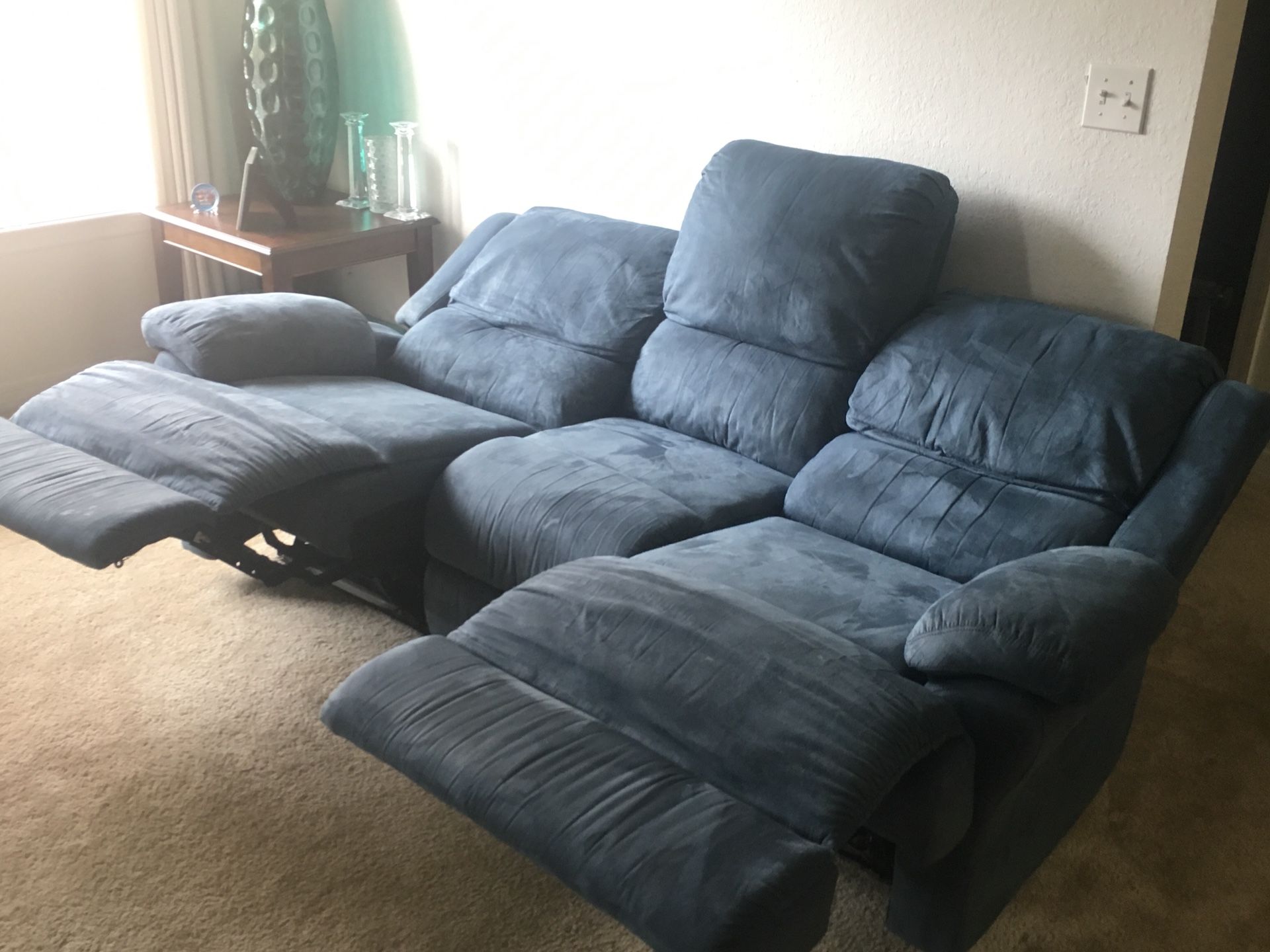 Sofa ( indigo color ) (reclinable)