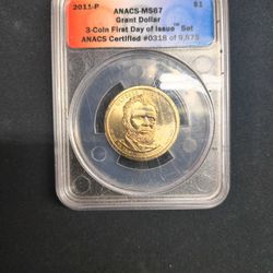 2011 Gold Dollar MS67