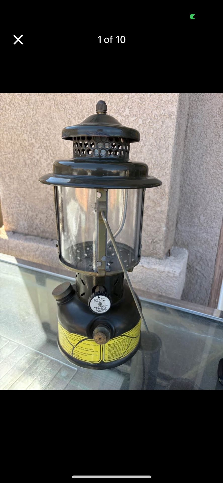 Vintage Coleman Army Lantern Model 969