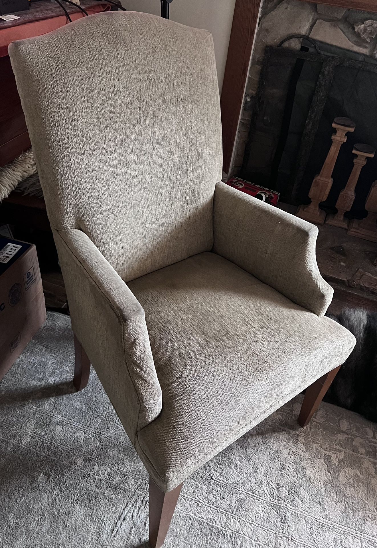 2  Sage Green restoration hardware Armchairs 
