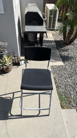 Tall bar height chair